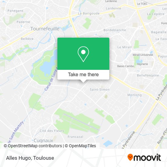 Alles Hugo map