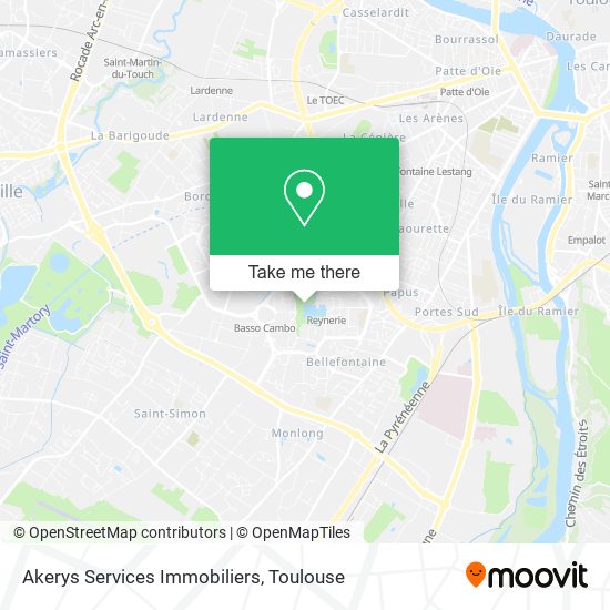 Mapa Akerys Services Immobiliers