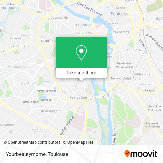 Yourbeautymome map