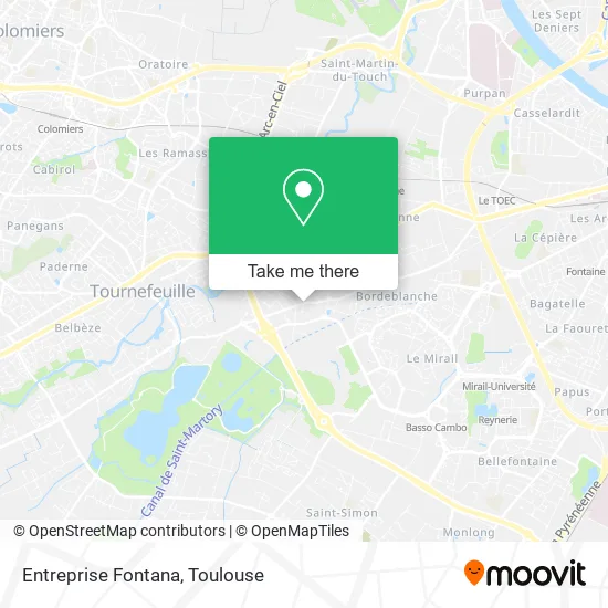 Entreprise Fontana map