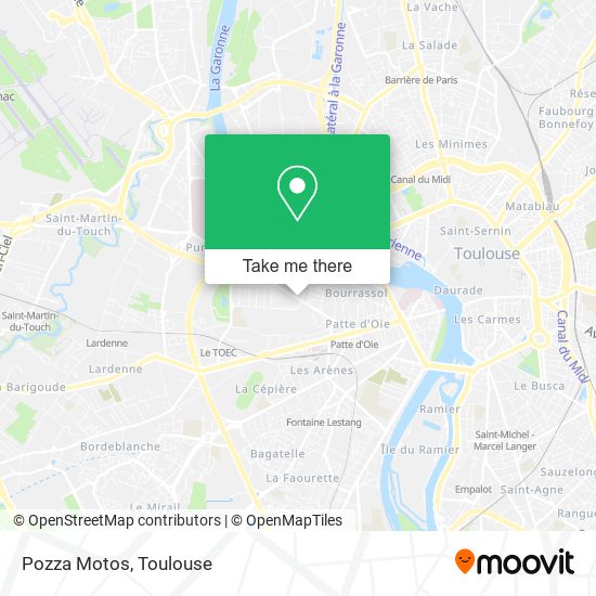 Pozza Motos map