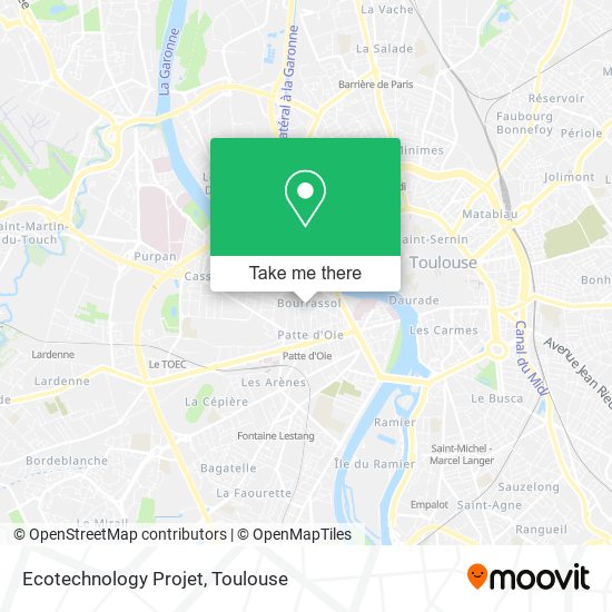 Ecotechnology Projet map