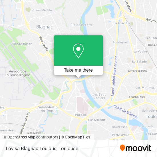 Lovisa Blagnac Toulous map