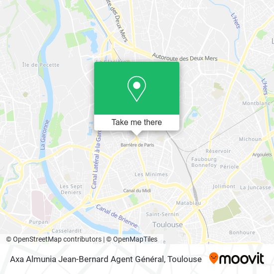 Axa Almunia Jean-Bernard Agent Général map