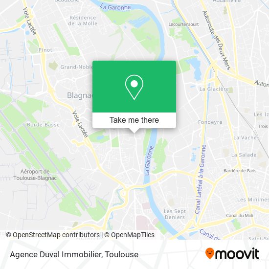 Mapa Agence Duval Immobilier