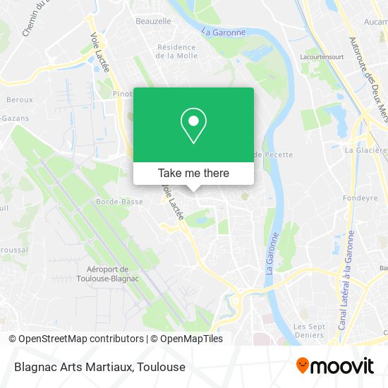 Blagnac Arts Martiaux map