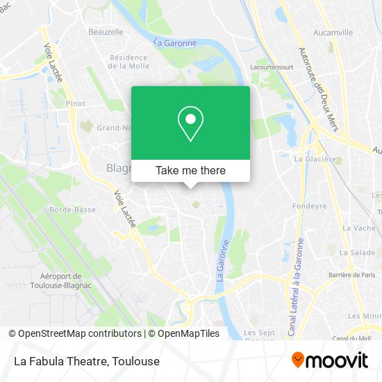 Mapa La Fabula Theatre