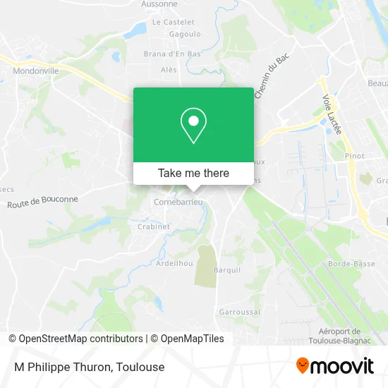 M Philippe Thuron map