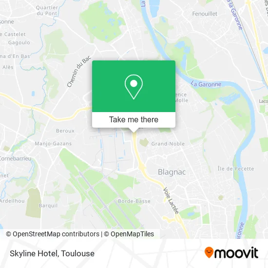 Skyline Hotel map
