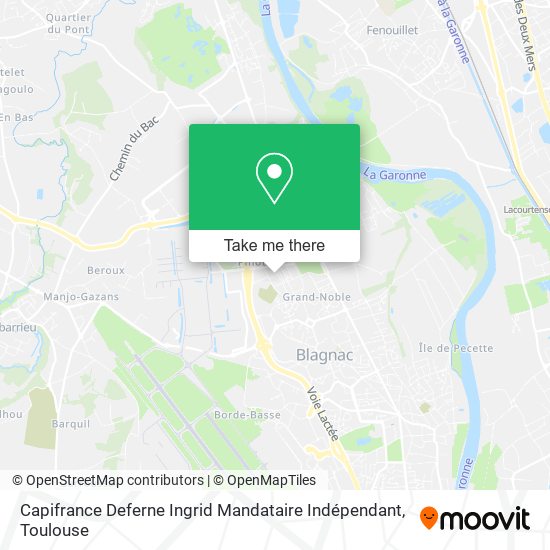 Capifrance Deferne Ingrid Mandataire Indépendant map