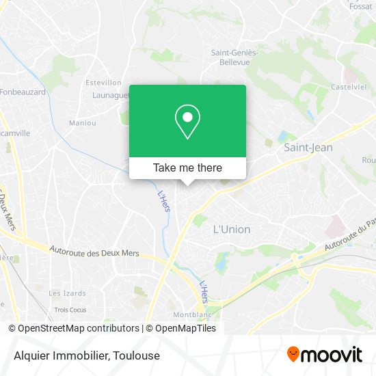 Alquier Immobilier map