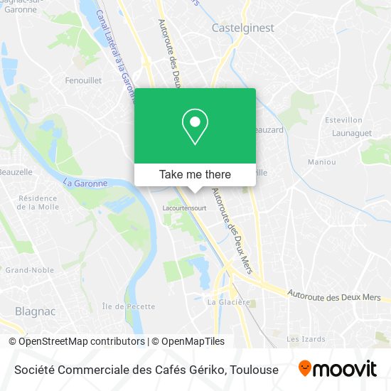 Société Commerciale des Cafés Gériko map