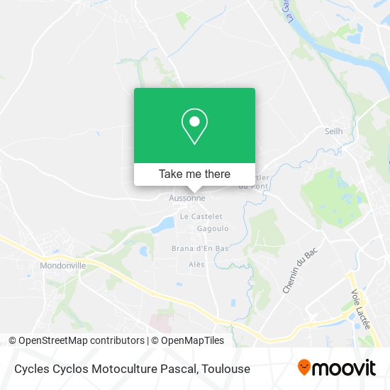 Cycles Cyclos Motoculture Pascal map