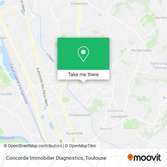 Concorde Immobilier Diagnostics map