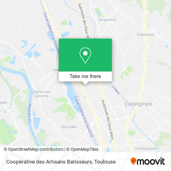 Coopérative des Artisans Batisseurs map