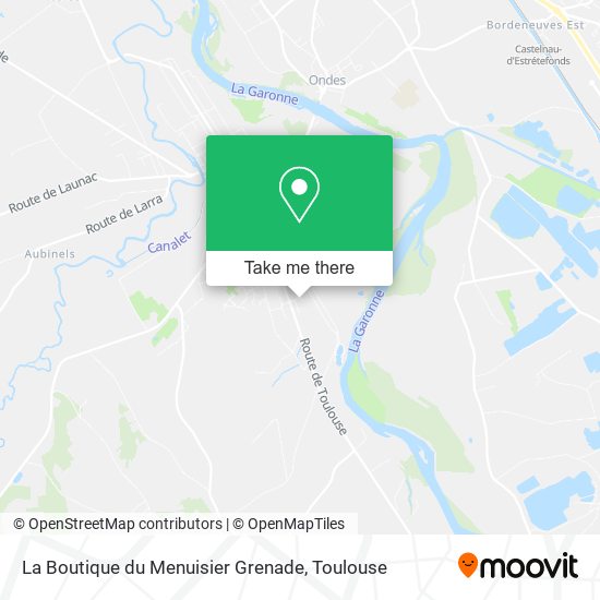 La Boutique du Menuisier Grenade map