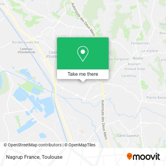 Nagrup France map