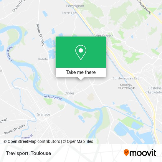 Trevisport map