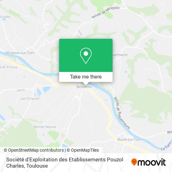 Mapa Société d'Exploitation des Etablissements Pouzol Charles