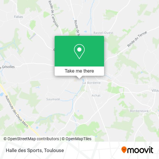 Mapa Halle des Sports