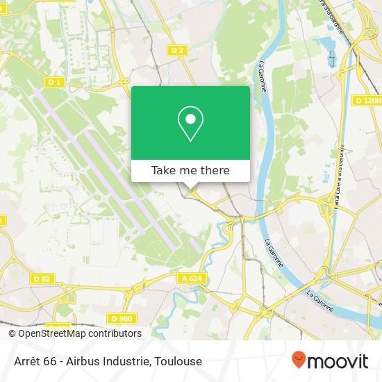 Mapa Arrêt 66 - Airbus Industrie