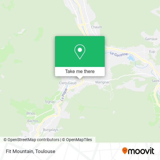 Fit Mountain map