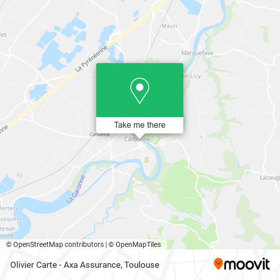 Olivier Carte - Axa Assurance map