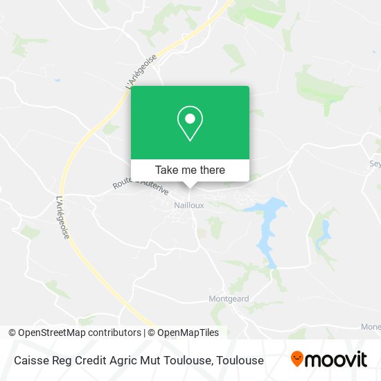 Caisse Reg Credit Agric Mut Toulouse map