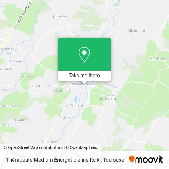Thérapeute Médium Énergéticienne Reiki map
