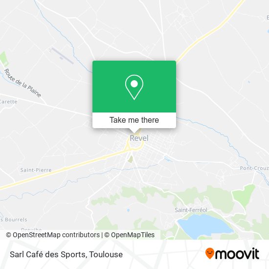 Sarl Café des Sports map