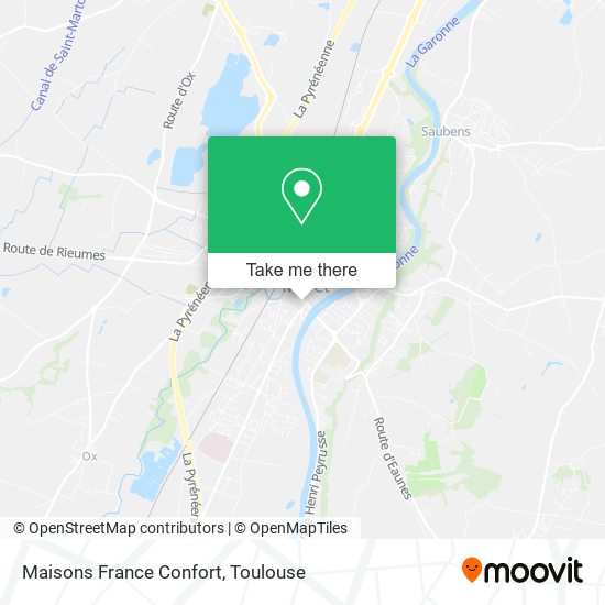 Maisons France Confort map