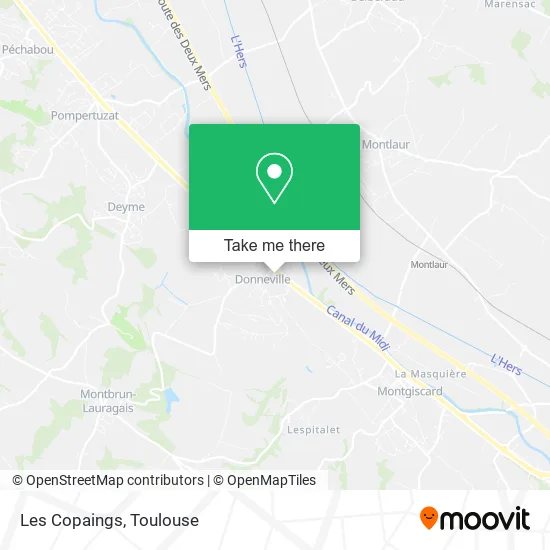 Les Copaings map