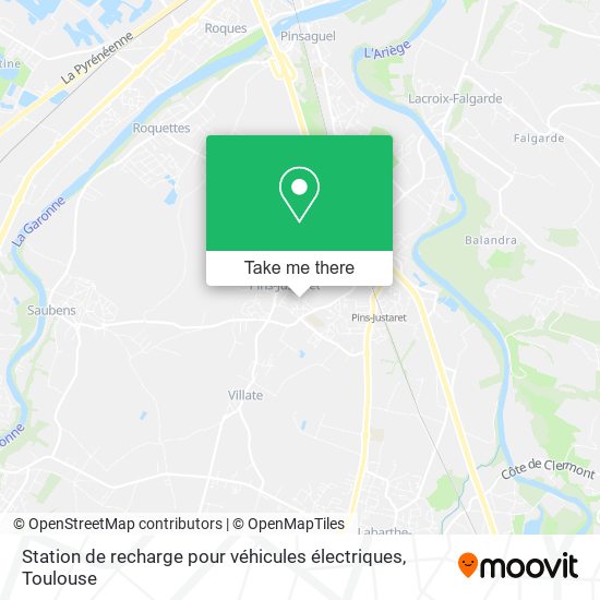 Station de recharge pour véhicules électriques map