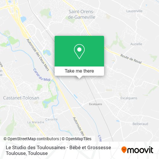 Le Studio des Toulousaines - Bébé et Grossesse Toulouse map