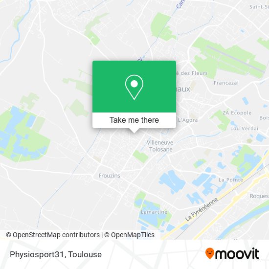 Physiosport31 map