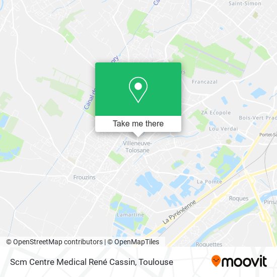 Scm Centre Medical René Cassin map