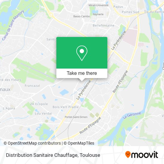 Distribution Sanitaire Chauffage map
