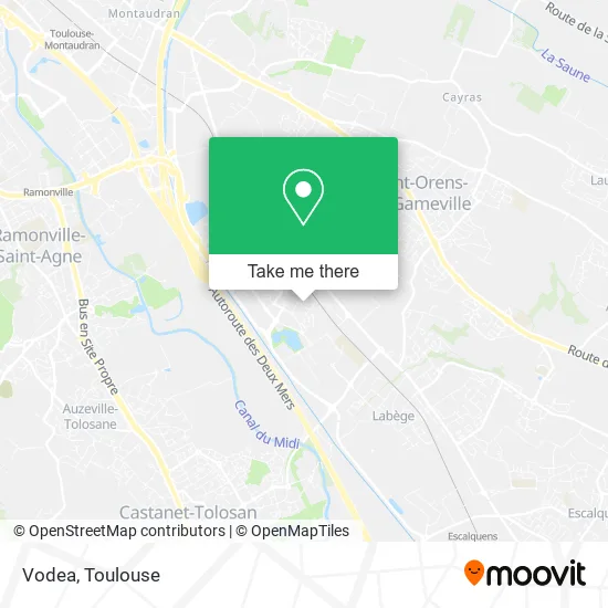 Vodea map
