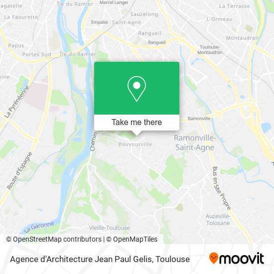 Agence d'Architecture Jean Paul Gelis map