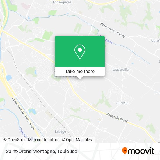 Saint-Orens Montagne map