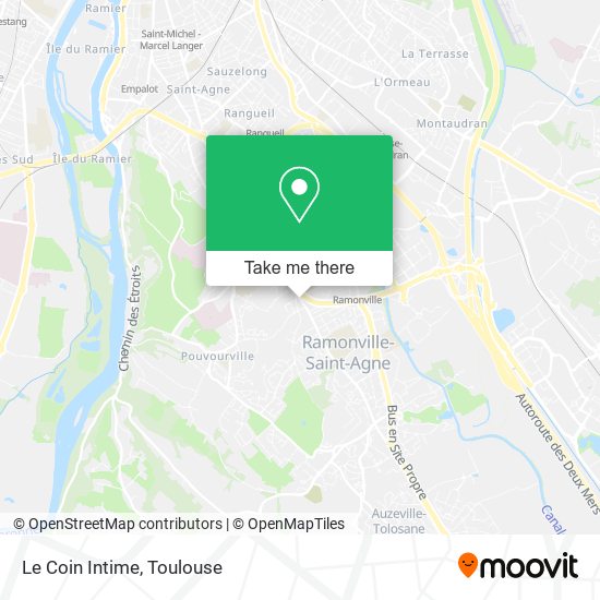 Le Coin Intime map