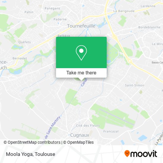 Moola Yoga map