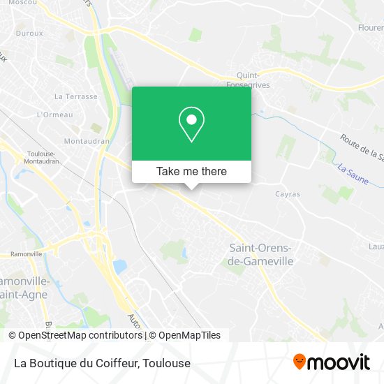 La Boutique du Coiffeur map