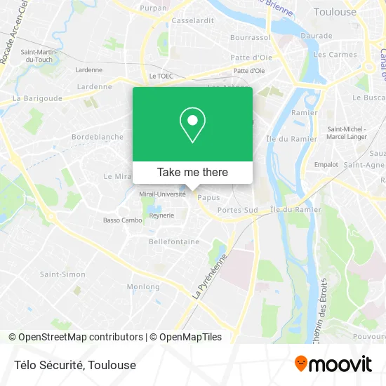Télo Sécurité map