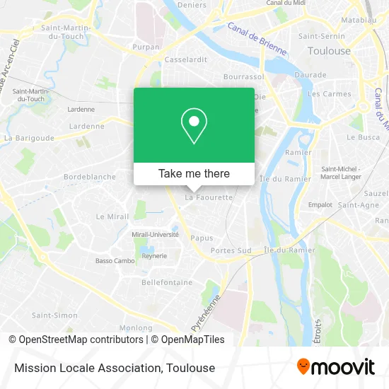 Mission Locale Association map