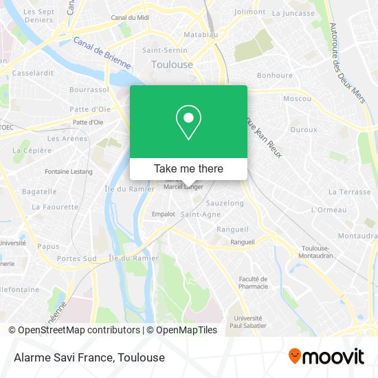 Alarme Savi France map