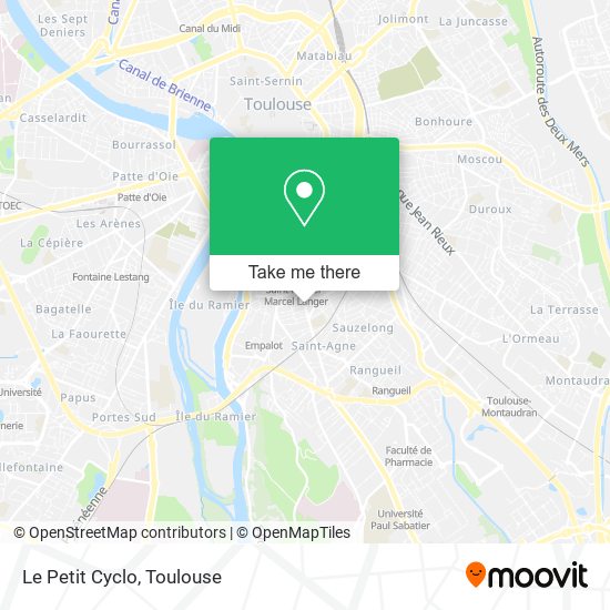 Mapa Le Petit Cyclo