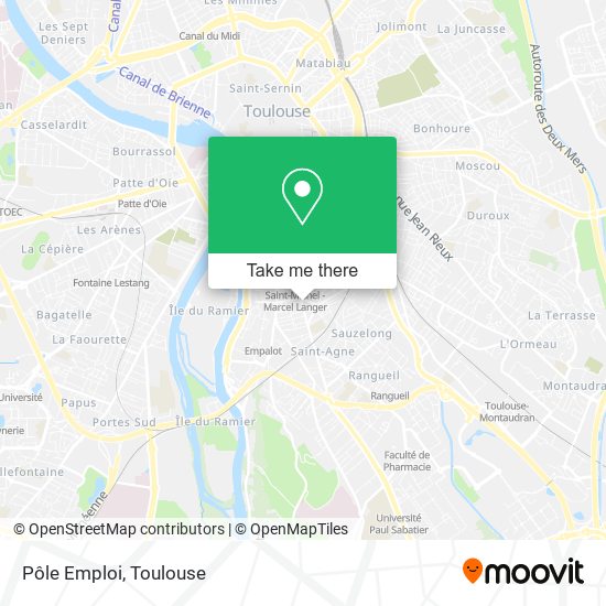 Mapa Pôle Emploi