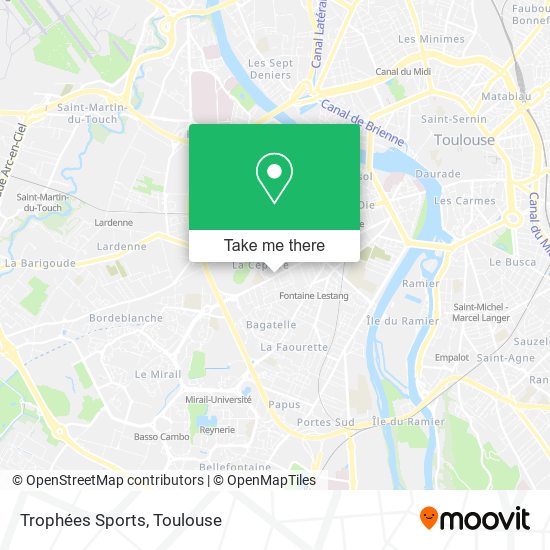Trophées Sports map