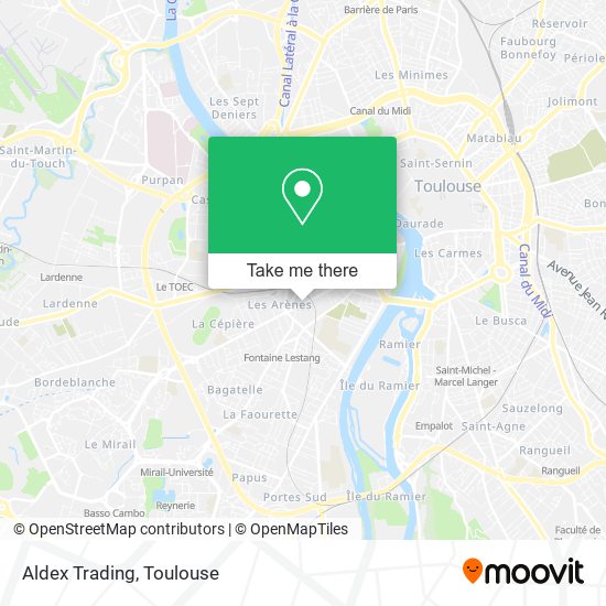 Aldex Trading map